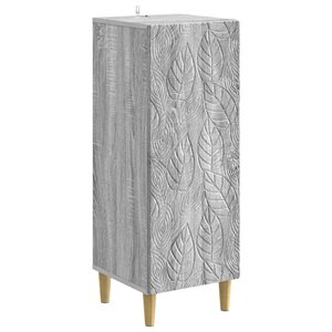 vidaXL Buffet Sonoma gris 33 x 34 5 x 90 cm Bois d'ingénierie