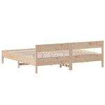 vidaXL Cadre de lit sans matelas 180x200 cm bois massif de pin