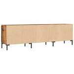 vidaXL Meuble TV vieux bois 150x30x44 5 cm bois d'ingénierie