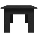 vidaXL Table basse Chêne noir 100 x 60 x 42 cm Bois d'ingénierie