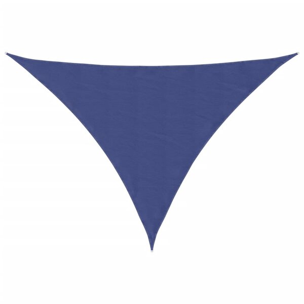 vidaXL Voile de parasol tissu oxford triangulaire 2 5x2 5x3 5 m bleu