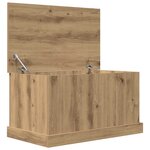 vidaXL Boîtes de rangement chêne artisanal 70x40x38 cm bois ingénierie