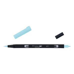 Feutre Dessin Double Pointe ABT Dual Brush Pen 401 bleu eau de source TOMBOW