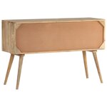 vidaXL Buffet 118x35x75 cm Bois de manguier massif