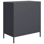 vidaXL Buffet anthracite 68x39x73 5 cm acier laminé à froid