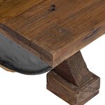 vidaXL Table basse Naturel 90 x 50 x 35 cm bois