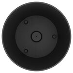 vidaXL Jardinière et intérieur amovible anthracite 35 /37 5 L rotin PP