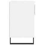 vidaXL Armoire à chaussure Blanc brillant 70x36x60 cm Bois ingénierie