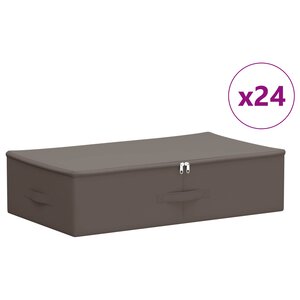 vidaXL Boîte de rangement 24 pc Tissu intissé 70 x 40 x 18 cm 50 4 L