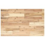 vidaXL Dessus de bureau non traité 80x50x4 cm bois d'acacia massif