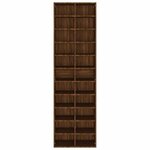 vidaXL Meuble à chaussures Chêne marron 54x34x183 cm Bois d'ingénierie