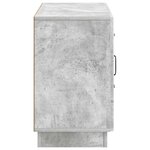vidaXL Buffet Gris béton 89 x 34 5 x 57 cm Bois d'ingénierie