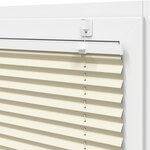 vidaXL Store plissé crème 95x150 cm largeur du tissu 94 4 cm polyester