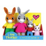 Coffret peluche Trotro et Famille 15 cm Trotro maman papa et petite sœur