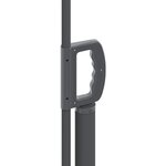 vidaXL Store latéral rétractable 100  polyester fer acier