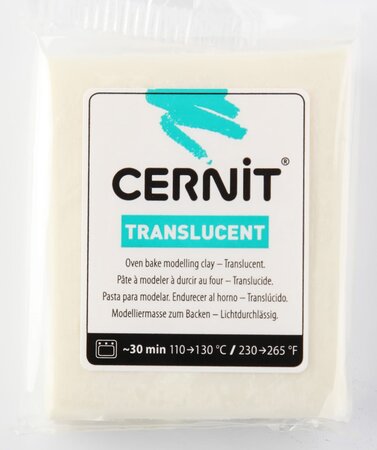 Pâte Cernit Translucent 56 g Phosphorecent (024) - Cernit