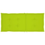 vidaXL Chaises inclinables de jardin lot de 6 et coussins Bois acacia