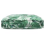 vidaXL Coussin pour assise de palette Motif de feuille 80 x 80 x 12 cm