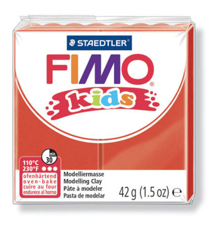 Pâte Fimo Kids 42 g Rouge 8030.2