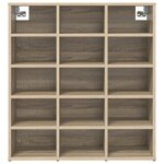 vidaXL Cabinet à chaussures avec étagère avec stockage Chêne sonoma 103x30x51 cm