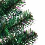 vidaXL Sapin de Noël artificiel pointes iridescentes Vert 240 cm PVC