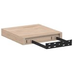 vidaXL Étagères flottantes 4 Pièces 23x23 5x4 cm bois d'ingénierie