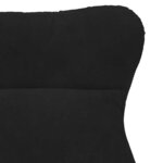 vidaXL Fauteuil relaxant Noir 69 x 74 x 93 cm Velours