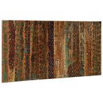 vidaXL Tête de lit multicolore 160 cm bois massif récupération