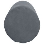 vidaXL Coussins d'accent 2 Pièces Gris foncé Ø 25 x 70 cm