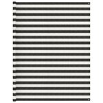 vidaXL Tapis de tente 250x300 cm Anthracite et blanc