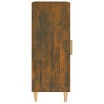 vidaXL Buffet Chêne fumé 34 5x34x90 cm Bois d'ingénierie