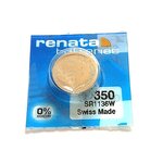Blister de 1 Pile bouton oxyde argent X350 SR1136W RENATA