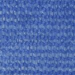 vidaXL Voile d'ombrage 160 g/m² carré bleu 5x5 m PEHD