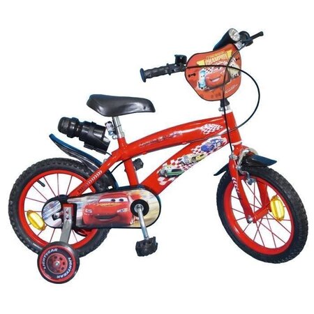 CARS Velo Enfant 14 4 7 ans Rouge La Poste