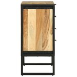 vidaXL Highboard 50x35x75 cm en bois massif d'acacia