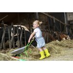 Rolly Toys 271955 - Brouette en métal  argent et vert