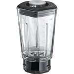 Bosch mini blender mixx2go - 350 w- 2 vitesses-bol mixeur 600ml- lames inox- fonction glace pilée - noir et inox brossé