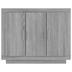 vidaXL Buffet Sonoma gris 92x35x75 cm Bois d'ingénierie