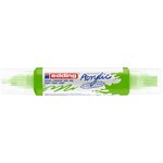 Marqueur acryl 3d dble pointe 5400 vert jaune 2-3 mm  5-10 mm EDDING