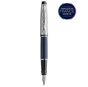 Waterman expert l'essence du bleu stylo plume  bleu  plume moyenne  encre bleue  coffret cadeau