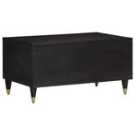 vidaXL Table basse 80x50x40 cm bois de manguier massif