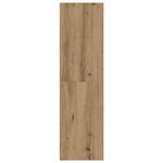 vidaXL Meuble TV chêne artisanal 30 5x30x110 cm bois d'ingénierie