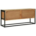 vidaXL Meuble TV Marron 110 x 30 x 50 cm Bois d'acacia massif