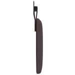 vidaXL Tête de lit suspendue Marron foncé Tissu