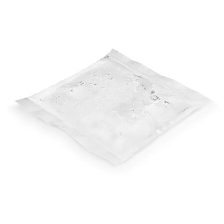 Gel accumulateur de froid température positive transparent 15x15x1 5 cm (lot de 70)