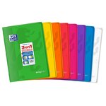 Cahier easybook 21x29.7 cm 96 pages petits carreaux 90g Couleurs aléatoires OXFORD