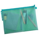 Pochette À Fermeture Éclair En Plastique Souple Chromaline Pastel - A4 - Couleurs Assorties - X 12 - Exacompta