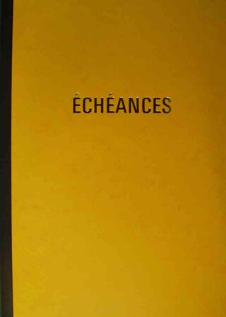 Cahier piqûre 'Echéances', 92 pages, 320 x 210 mm ELVE