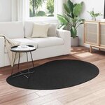 vidaXL Tapis Noir 120 x 170 cm Polyester