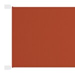 vidaXL Auvent vertical Terre cuite 60x1200 cm Tissu oxford